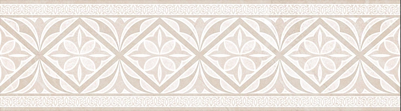 Бордюр настенный Global Tile Gestia Бежевый 7.7x27 см (B24GE3401TG)